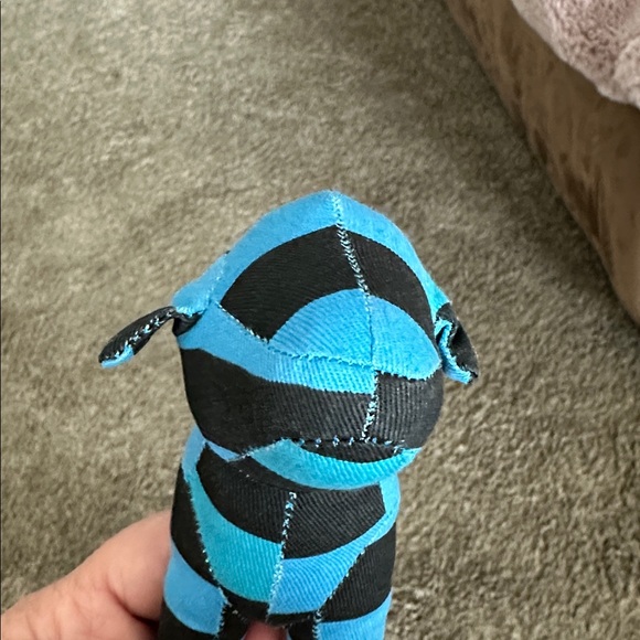 PINK Victoria's Secret Blue and Black Striped Plush 2011 - Picture 5 of 5